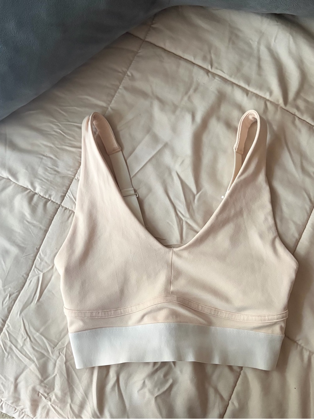 retro light pink bralette